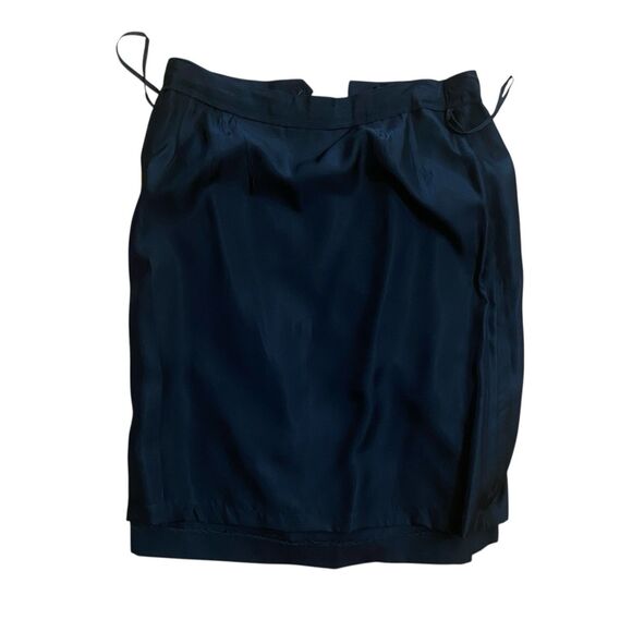 Vtg Albert Nipon Skirt Suit Womens S 6 Black White 90s Designer Blazer Timeless - Picture 13 of 16